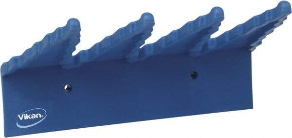 Vikan - 22 Lb, 6-1/2" Wide, 2-1/2" High, Polypropylene, Wall Bracket - 9-1/2" Long, 3 Holders - All Tool & Supply