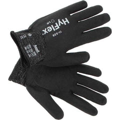 Ansell - Size XL, ANSI Cut Lvl A2, Abrasion Lvl 4, Nitrile Coated Cut Resistant Gloves - Fully Coated Coated, Black - All Tool & Supply