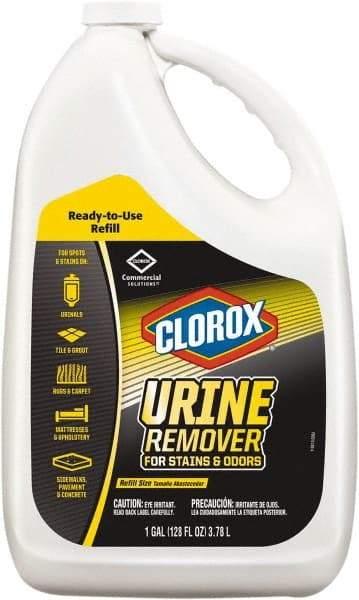 Clorox - 128 oz Bottle Liquid Bathroom Cleaner - Clean Floral Scent, Disinfectant, Urinals, Carpet, Upholstery & Concrete - All Tool & Supply