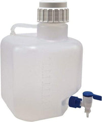 Dynalon Labware - 10,000 mL Carboy - Polypropylene, Translucent, 14.1" High x 9.4" Diam, 90mm Cap - All Tool & Supply