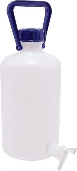 Dynalon Labware - 5,000 mL Carboy - Polyethylene, Translucent, 6.4" High x 6.7" Diam - All Tool & Supply