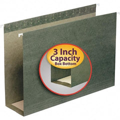 SMEAD - 9-1/2 x 14-1/2", Legal, Standard Green, Hanging File Folder - 11 Point Stock - All Tool & Supply