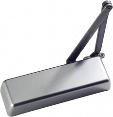 Ability One - Full Cover Heavy-Duty Door Power Operator Damper - Mounting Bracket, Stainless Steel Finish - All Tool & Supply