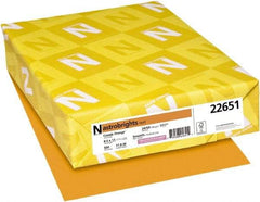 Neenah Paper - Cosmic Orange Colored Copy Paper - Use with Laser Printers, Inkjet Printers, Copiers - All Tool & Supply