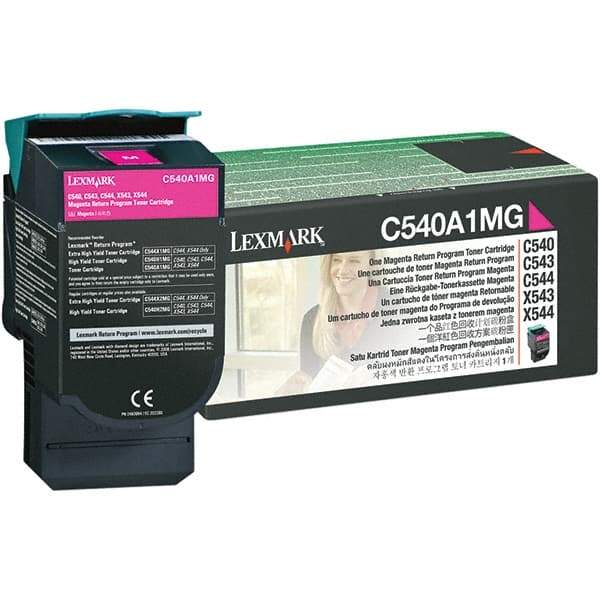 Lexmark - Magenta Toner Cartridge - Use with Lexmark C540n, C543dn, C544dn, C544dtn, C544dw, C544n, C546dtn, X543dn, X544dn, X544dtn, X544dw, X544n, X546dtn - All Tool & Supply