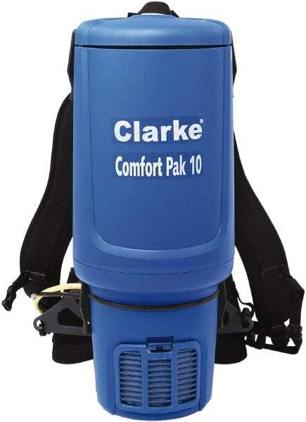 Clarke - Backpack Vacuum Cleaner - 120 Volts, 10 Amps, Accessories Included - All Tool & Supply