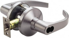 Ability One - Grade 1 Communication Lever Lockset - 2-3/4" Back Set, Zinc, Satin Chrome Finish - All Tool & Supply