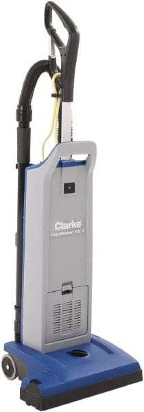 Clarke - Single Motor Upright Vacuum Cleaner - 14-1/2" Cleaning Width, 9" Amps, Ergonomic Handle - All Tool & Supply