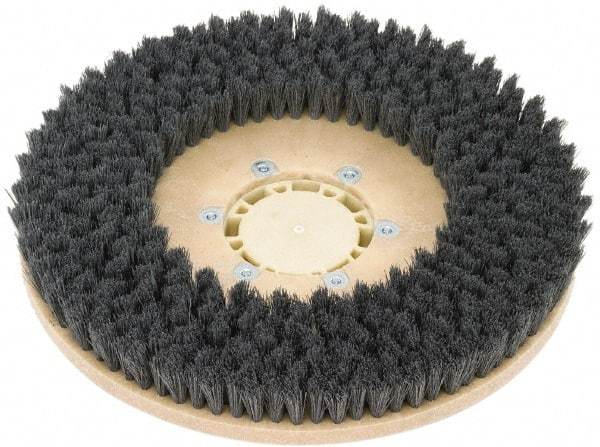 Clarke - 26" Diam Scrubbing Brush - 26" Machine, Black Pad, Polypropylene - All Tool & Supply