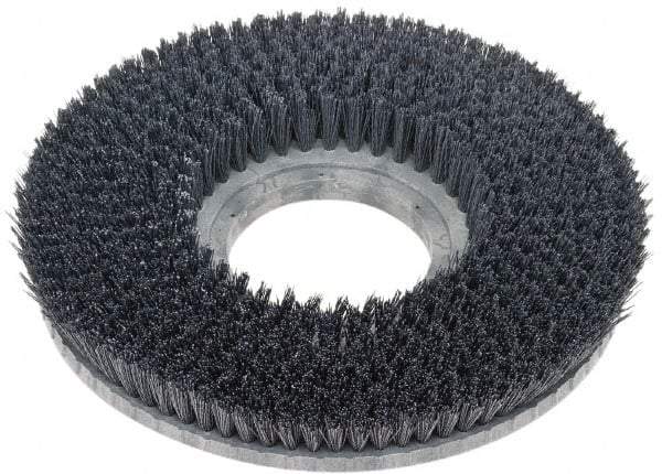 Clarke - 14" Diam Scrubbing Brush - 14" Machine, Black Pad, Polypropylene - All Tool & Supply