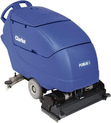 Clarke - 28" Cleaning Width, Battery Powered Floor Scrubber - 0.81 hp, 613 RPM, 23 Gal Tank Capacity - All Tool & Supply