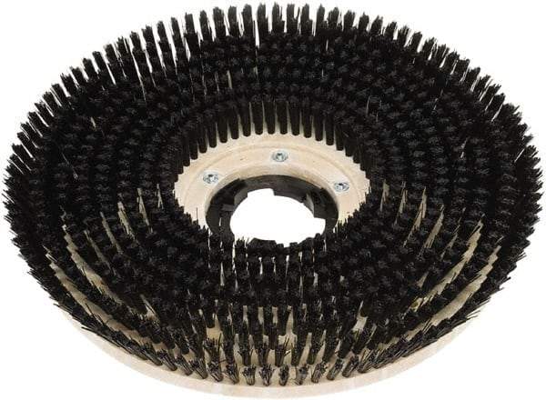 Clarke - 20" Diam Scrubbing Brush - 20" Machine, Black Pad, Polypropylene - All Tool & Supply