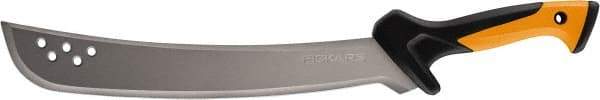 Fiskars - 15" Long Blade, Steel, Fine Edge, Machete - 26" OAL, Ergonomic Nonslip Grips Handle - All Tool & Supply