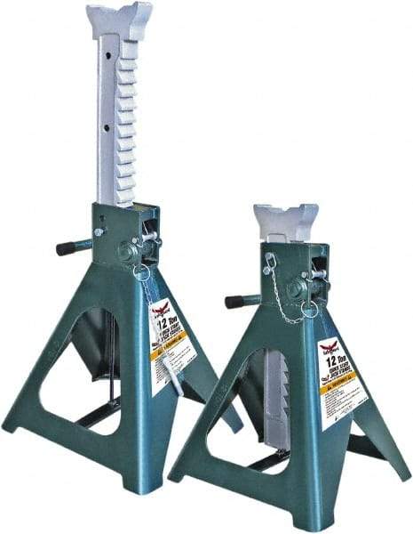 Safeguard - 24,000 Lb Capacity Jack Stand - 19-15/16 to 30-5/16" High - All Tool & Supply