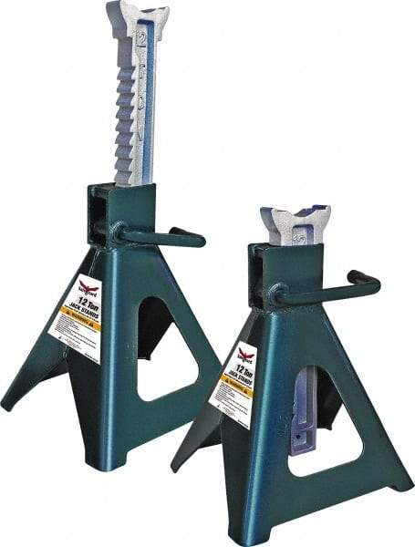 Safeguard - 24,000 Lb Capacity Jack Stand - 19-11/16 to 30-1/4" High - All Tool & Supply