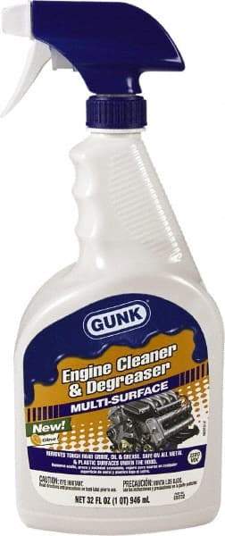 Gunk - Proprietary Formula Engine Cleaner/Degreaser - 32 oz Spray Bottle - All Tool & Supply