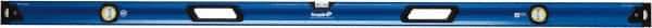 Empire Level - 72" Long 3 Vial Box Beam Level - Metal, Blue, 1 Level & 2 Plumb Vials - All Tool & Supply