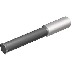 Vargus - 24 Max TPI, 1.75mm Pitch, Internal Single Profile Thread Mill - 12mm Noml Diam, 9.9" Cut Diam, 10" Shank Diam, 6 Flute, 38" Neck Length, 73" OAL, TiCN Finish - Exact Industrial Supply