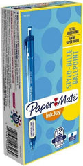 Paper Mate - 1mm Ball Point Retractable Ball Point Pen - Blue - All Tool & Supply