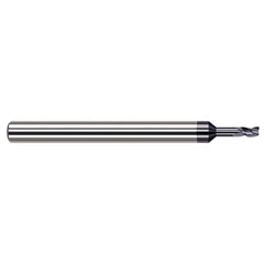 Harvey Tool - Square End Mills; Mill Diameter (Inch): 5/64 ; Mill Diameter (Decimal Inch): 0.0780 ; Length of Cut (Decimal Inch): 0.1170 ; Material: Solid Carbide ; Finish/Coating: AlTiN ; Shank Diameter (Inch): 1/8 - Exact Industrial Supply