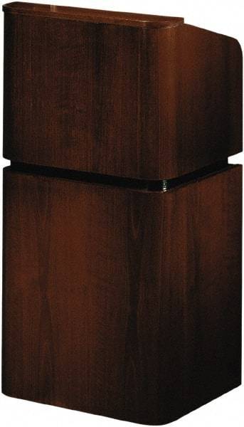 Oklahoma Sound - Wood Full Floor Lectern - 20-1/2" Deep x 24" Wide x 48" High - All Tool & Supply