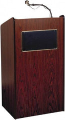 Oklahoma Sound - Wood Full Floor Lectern - 20" Deep x 25" Wide x 46" High - All Tool & Supply