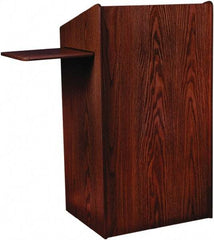 Oklahoma Sound - Wood Full Floor Lectern - 20" Deep x 25" Wide x 46" High - All Tool & Supply