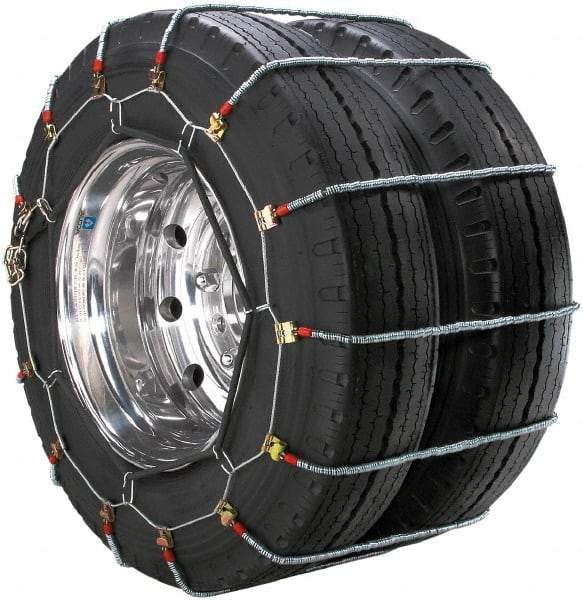 Peerless Chain - Dual Axle Tire Chains - For Use with 10.00-22, 11-24.5, 12.75-22.5, 315/80-22.5 - All Tool & Supply