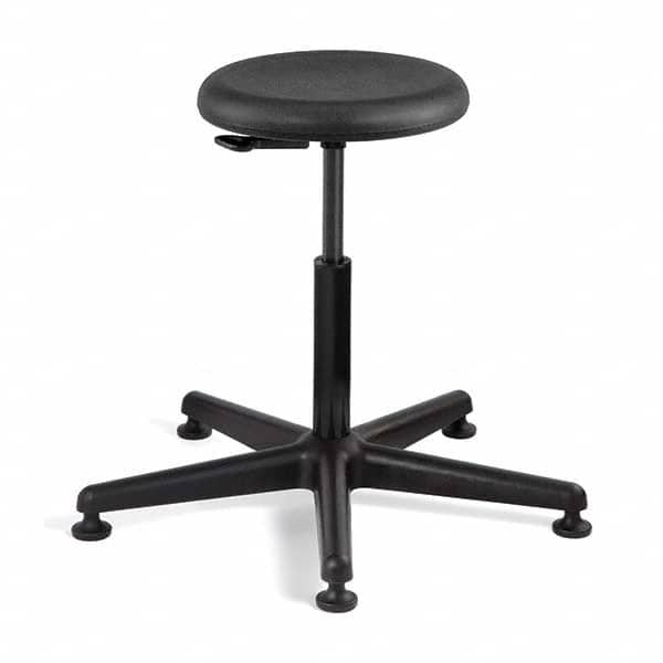 Bevco - Swivel & Adjustable Stools Type: Adjustable Backless Stool Base Type: Nylon - All Tool & Supply