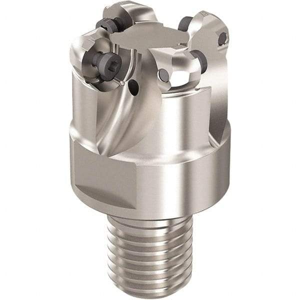 Seco - R217.29I.RE 38.1mm Threaded Shank Milling Tip Insert Holder & Shank - 1.574803" Projection, 1" Neck Diam, M20 Neck Thread, 38.1mm Nose Diam, 40mm OAL, Tool Steel Tool Holder - All Tool & Supply