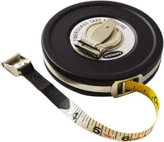 Keson - 50' x 1/2" Tape Measure - 1/8, 1/10 & 1/100" Graduation - All Tool & Supply