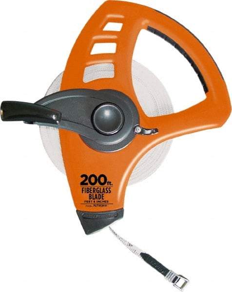 Keson - 200' x 1/2" Tape Measure - 1/8" Graduation - All Tool & Supply