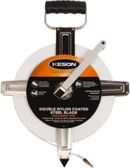 Keson - 300' x 3/8" Tape Measure - 1/8" Graduation - All Tool & Supply