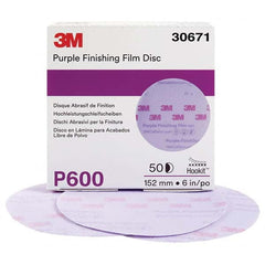 3M - Hook & Loop Discs Abrasive Type: Film Disc Disc Diameter (Inch): 6 - All Tool & Supply