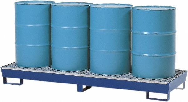 Enpac - Spill Pallets, Platforms, Sumps & Basins Type: Spill Deck or Pallet Number of Drums: 4 - All Tool & Supply