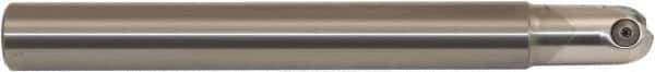 Millstar - 1" Cut Diam, 7" Max Depth of Cut, 1" Shank Diam, 8" OAL, Indexable Ball Nose End Mill - Straight Shank, CBSFCY Toolholder, MB, MBT, RBT Insert - All Tool & Supply