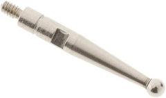 SPI - 2mm Ball Diam, Steel, Ball Test Indicator Contact Point - Use with Peacock Test Indicators - All Tool & Supply