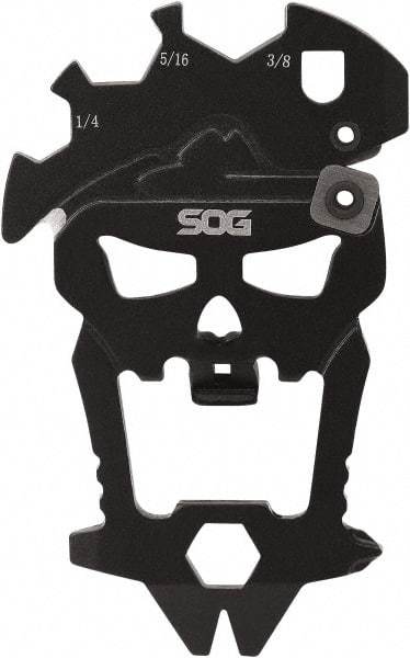 SOG Specialty Knives - 12 Piece, Multi-Tool Set - Black, 2-1/4" OAL, 2-1/4" Closed Length - All Tool & Supply