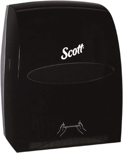 Scott - Hands Free, Plastic Paper Towel Dispenser - 16.13" High x 12.63" Wide x 10.2" Deep, 1 Roll, Smoke (Color) - All Tool & Supply