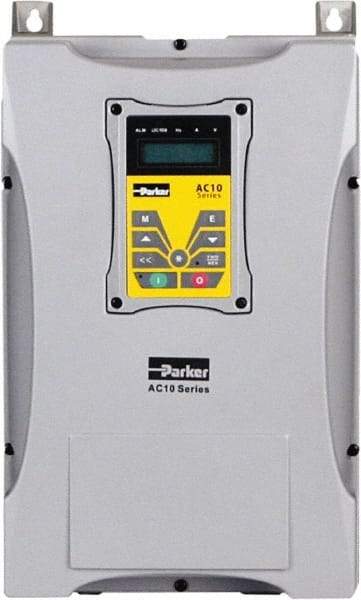 Parker - Three Phase, 480 Volt, 3 hp, Variable Frequency Drive - 7.87" Wide x 7.8" Deep x 16" High, IP66 - All Tool & Supply