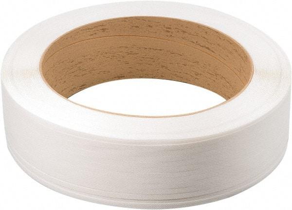 Nifty Products - 7,200' Long x 1/2" Wide, Oscillated Coil Polypropylene Strapping - 500 Lb Capacity, 0.02" Thick - All Tool & Supply