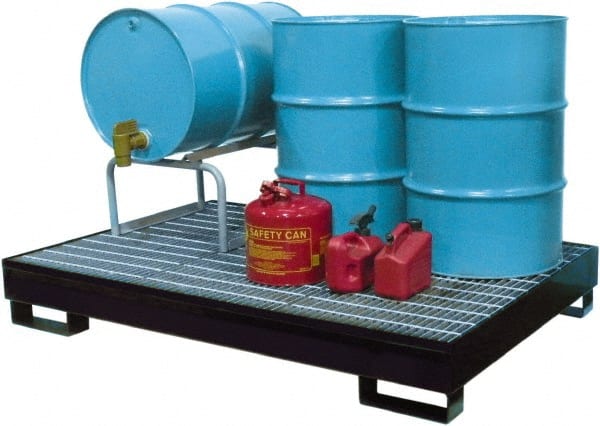 Enpac - Spill Pallets, Platforms, Sumps & Basins Type: Spill Deck or Pallet Number of Drums: 6 - All Tool & Supply