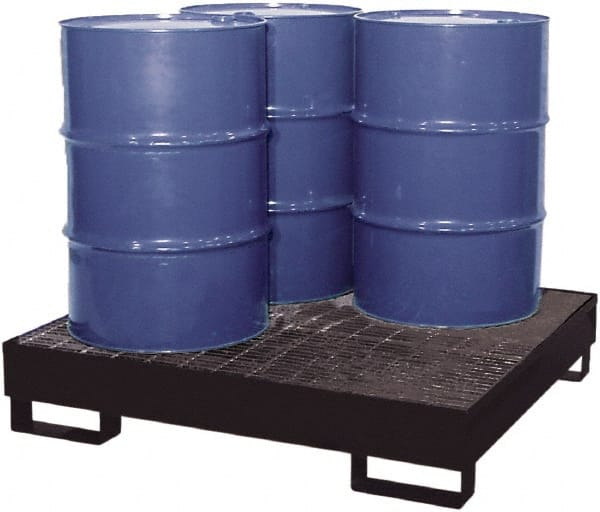 Enpac - Spill Pallets, Platforms, Sumps & Basins Type: Spill Deck or Pallet Number of Drums: 4 - All Tool & Supply