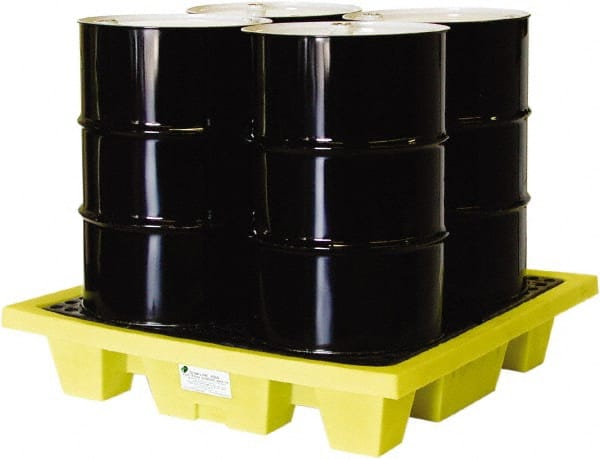 Enpac - Spill Pallets, Platforms, Sumps & Basins Type: Spill Deck or Pallet Number of Drums: 4 - All Tool & Supply