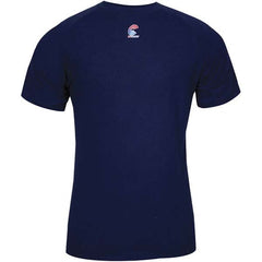 National Safety Apparel - Size S Navy Blue Flame Resistant/Retardant Short Sleeve Base Layer Shirt - Exact Industrial Supply