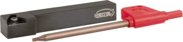 Hertel - STGC, Right Hand Cut, 3/8" Shank Height x 3/8" Shank Width, Positive Rake Indexable Turning Toolholder - 2-1/2" OAL, TC..21.51 Insert Compatibility - All Tool & Supply