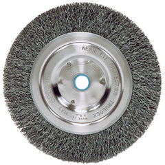 ‎Vortec Pro 6″ Narrow Face Crimped Wire Wheel, .008″ Steel Fill, 5/8″-1/2″ Arbor Hole, Retail Pack - All Tool & Supply