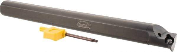 Hertel - 0.98" Min Bore Diam, 10" OAL, 3/4" Shank Diam, A12SSVQBR2 Indexable Boring Bar - 2-1/4" Max Bore Depth, VB..221 Insert, Screw-On Holding Method - All Tool & Supply