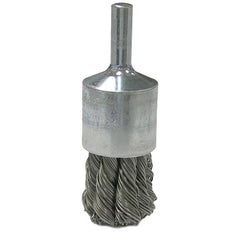 Vortec Pro 3/4″ Knot Wire End Brush, .020″ Steel Fill, 1/4″ Stem, Retail Pack - All Tool & Supply