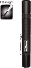 Bayco - LED Bulb, Industrial/Tactical Flashlight - Black Aluminum Body, AA Batteries - All Tool & Supply